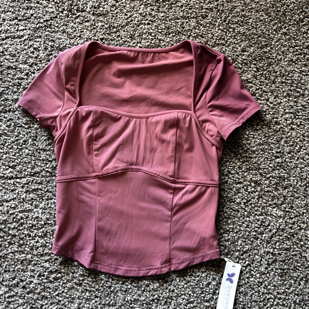 BNNU Women's Mauve Crop Top